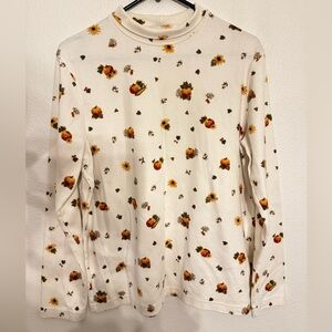 Vintage Craft & Barrow Pumpkin Turtleneck XL